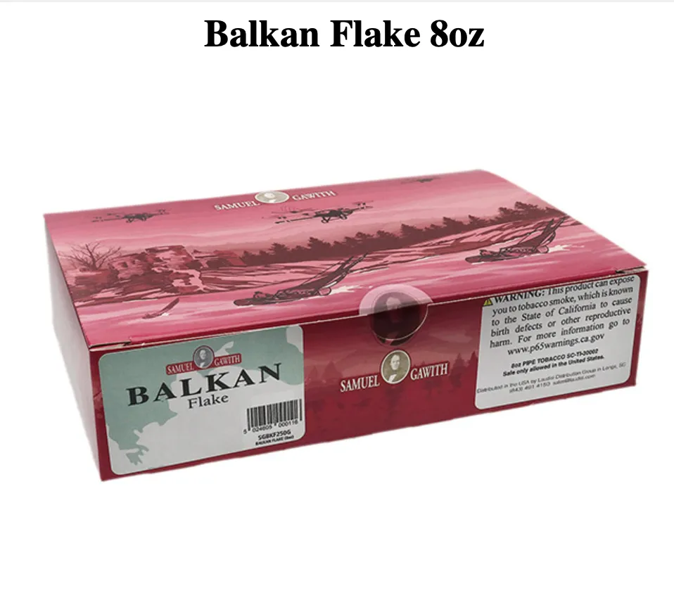 samuel-gawith-balkan-flake-pfeifentabak-box-8oz-latakia image 1