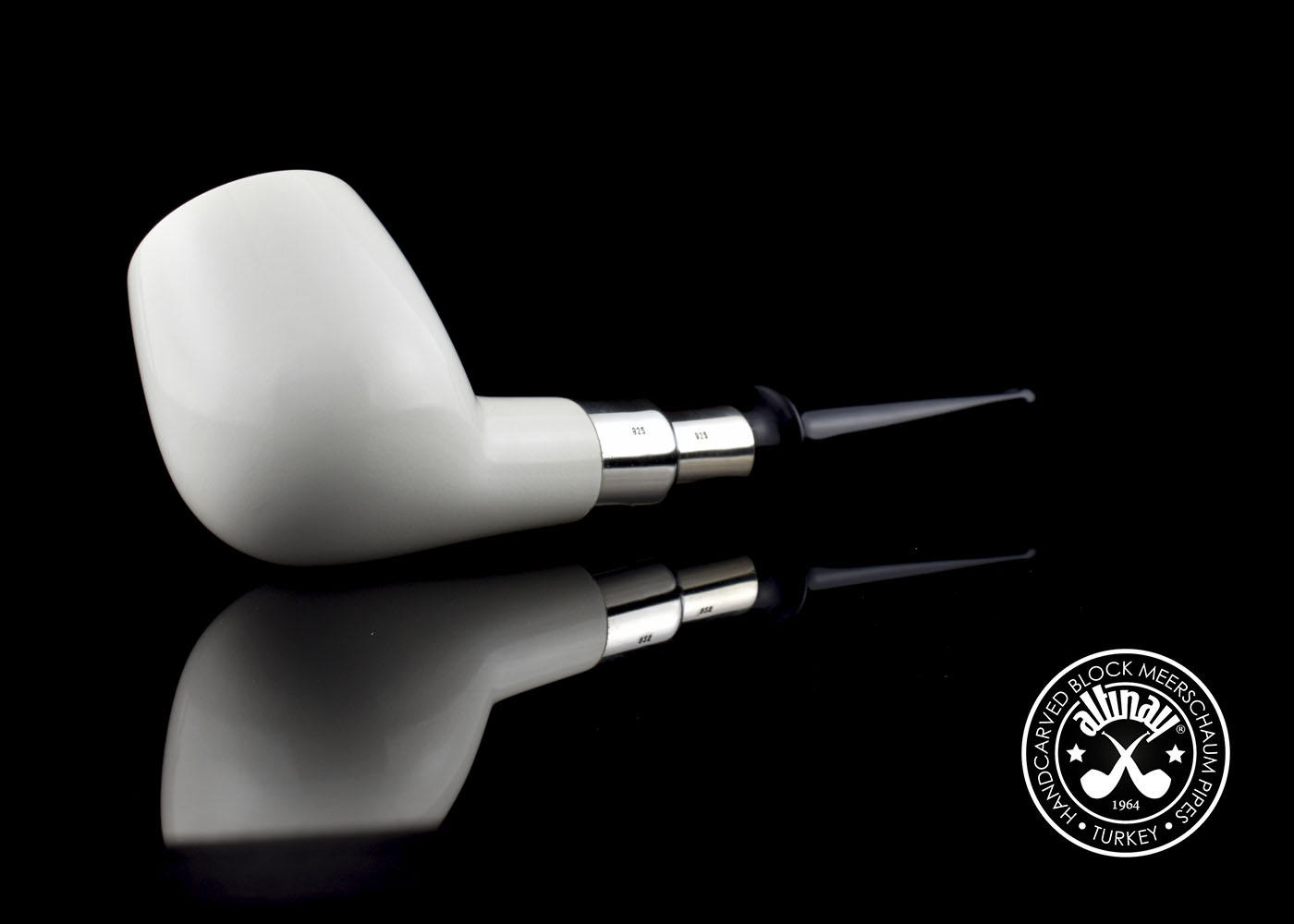altinay-spigot-apple-meerschaumpfeife-silberring image 6