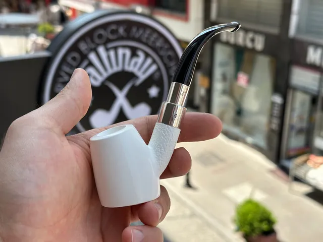 altinay-spigot-army-cherrywood-silver-meerschaumpfeife-spigot image 1