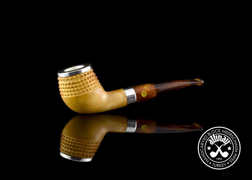 altinay-calcined-top-silber-meerschaumpfeife-band image 2