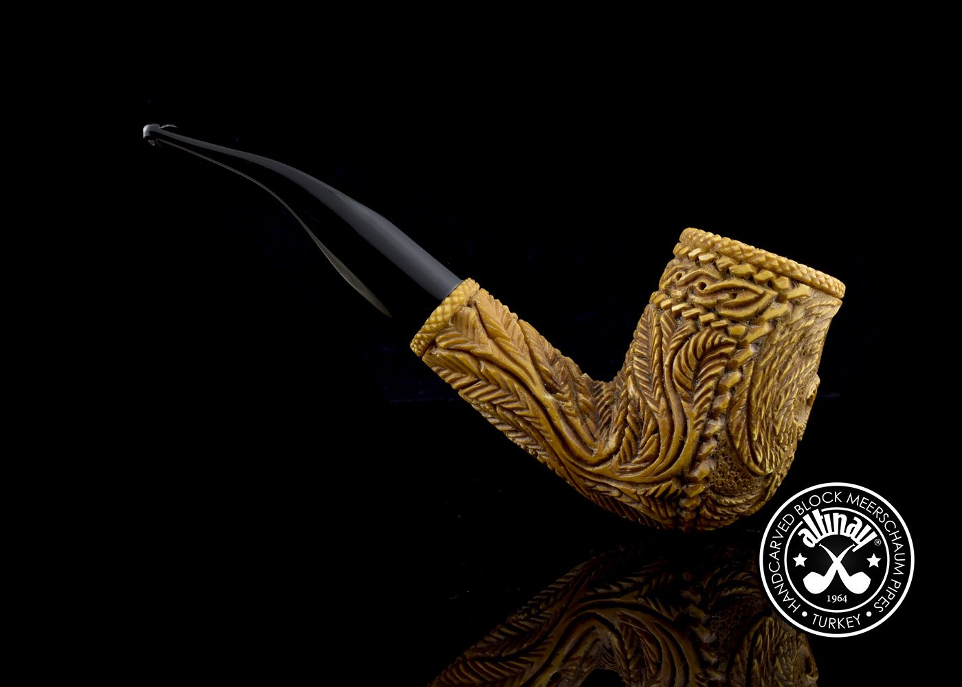 altinay-eagle-s-claw-billiard-tabakpfeife-meerschaum-gebogen image 5