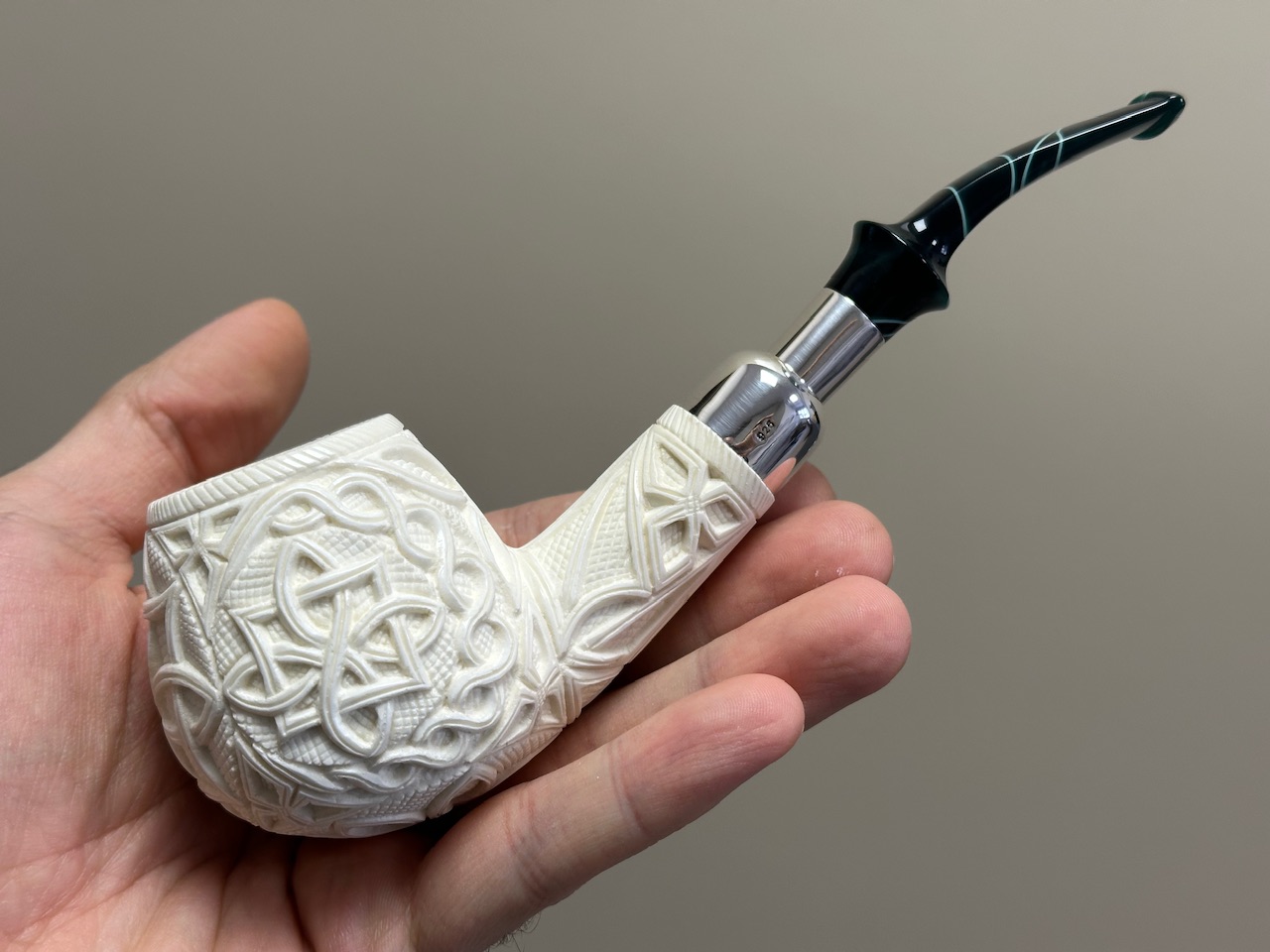 altinay-spigot-apple-meerschaumpfeife-keltischer-knoten image 6