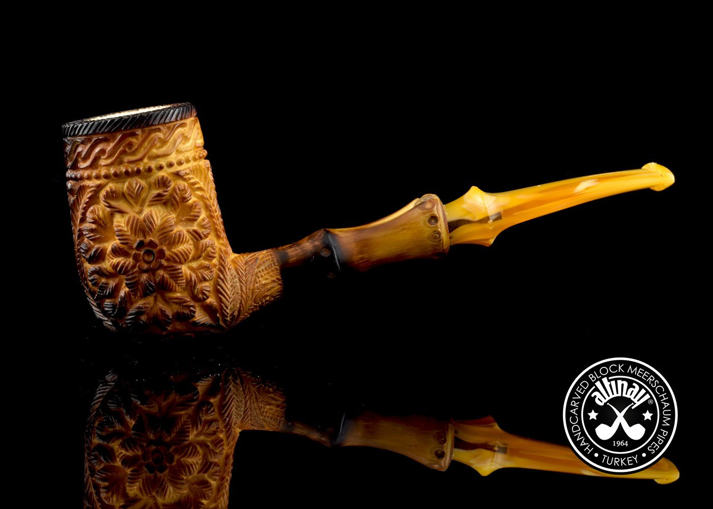 altinay-bamboo-calcined-billiard-meerschaumpfeife-bambus image 2