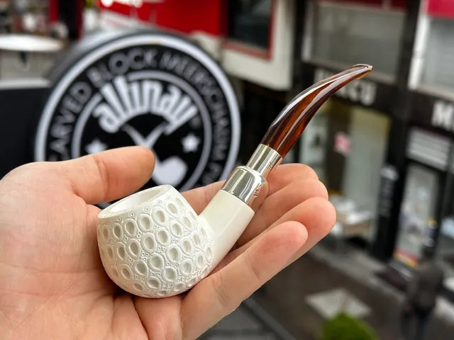 altinay-spigot-army-apple-silver-meerschaumpfeife image 1