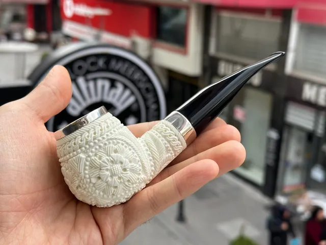 altinay-classic-apple-meerschaumpfeife-silberband image 1