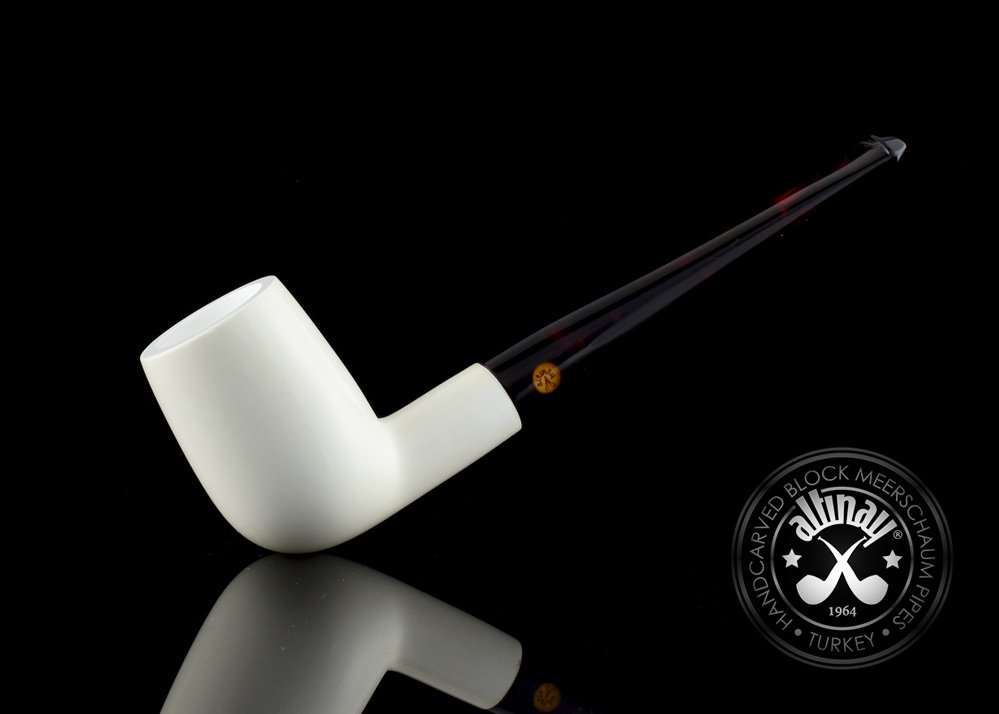 altinay-classic-meerschaumpfeife-billiard-glatt-natur-6 image 1