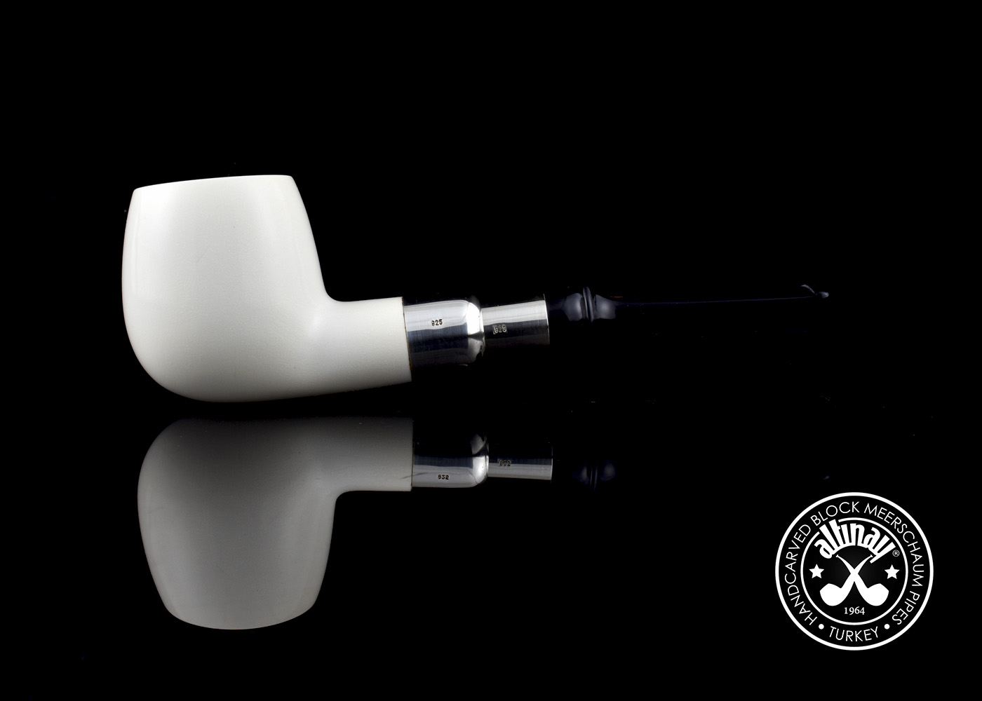 altinay-spigot-army-apple-meerschaumpfeife-silber-spigot-3 image 2