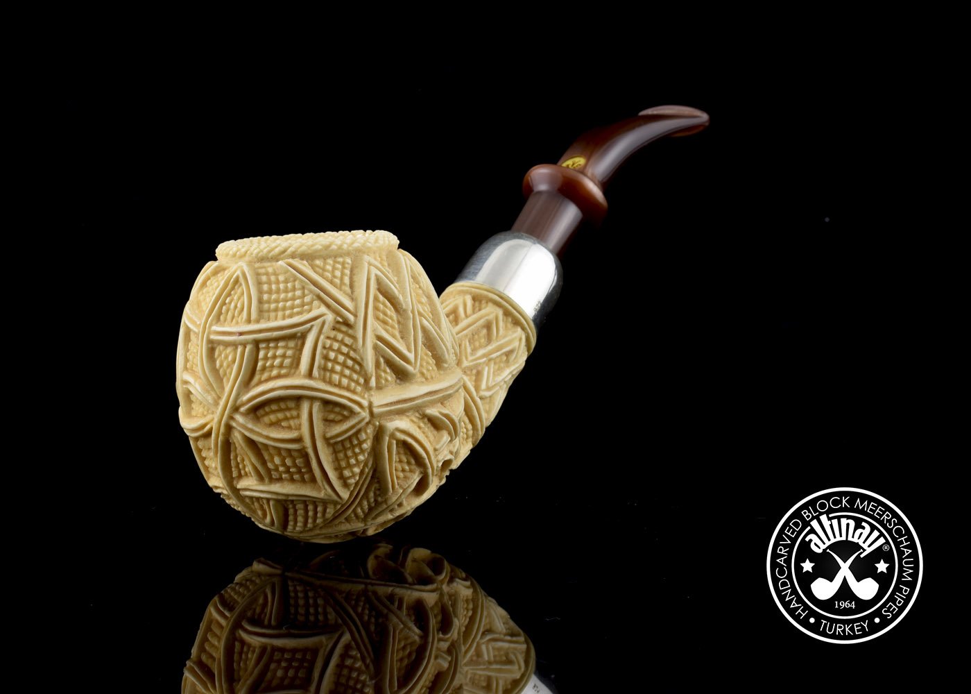 altinay-spigot-army-celtic-knot-apple-meerschaumpfeife image 6