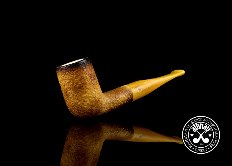 altinay-classic-meerschaumpfeife-billiard-glatt-natur-2 image 1