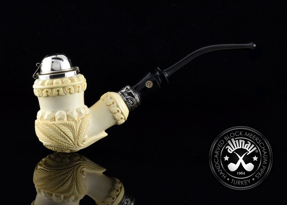 altinay-classic-vienna-meerschaumpfeife-set-silber image 3