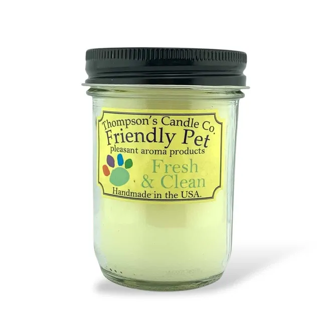 thompson-s-fresh-clean-duftkerze-6oz-leinen image 1