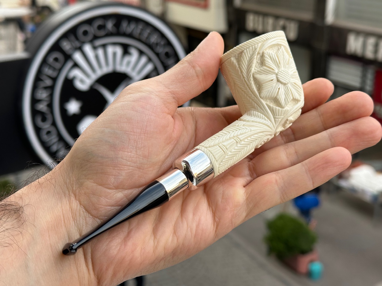 altinay-dublin-silber-spigot-meerschaumpfeife image 2
