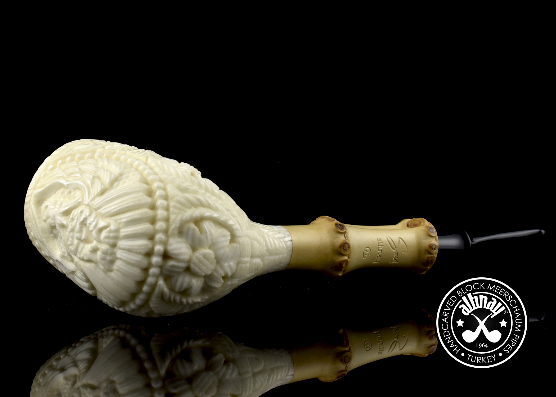 altinay-bamboo-billiard-adler-tabakpfeife-meerschaum image 5