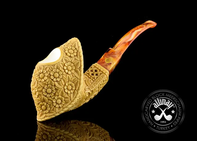 altinay-classic-floral-meerschaumpfeife-geschnitzt-blumen-2 image 1