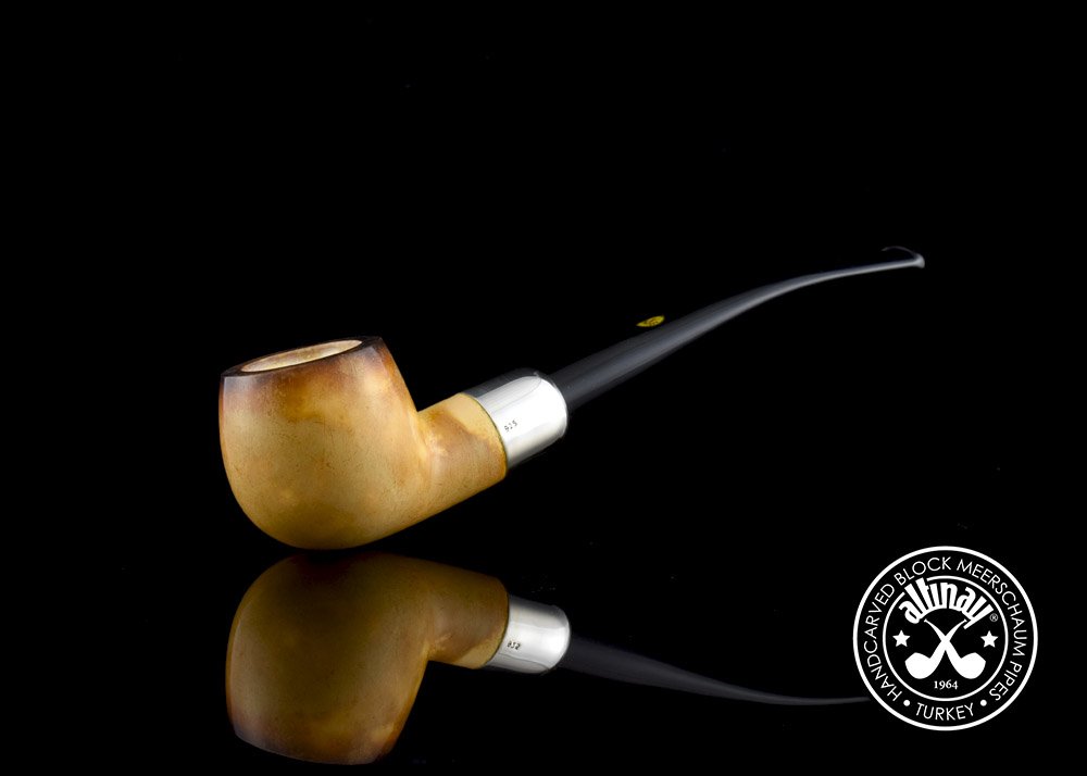 altinay-spigot-prince-silver-army-meerschaumpfeife image 2