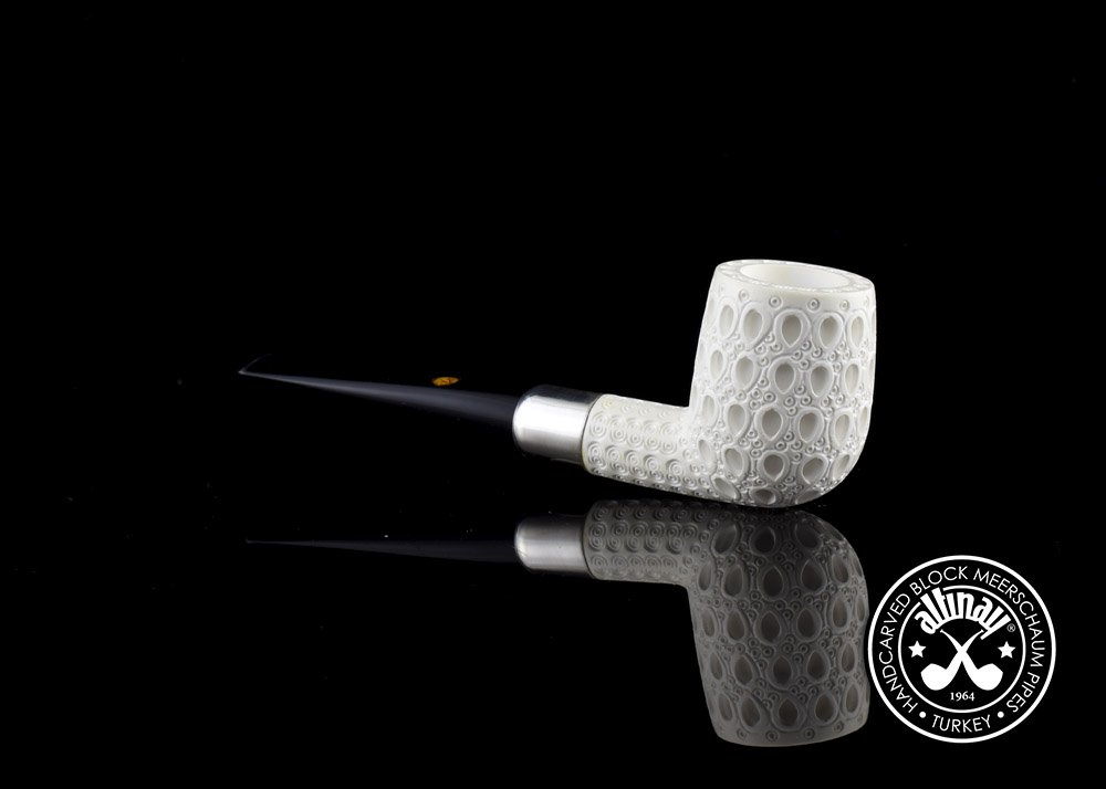 altinay-spigot-army-billard-meerschaumpfeife-silber-tabakpfeife image 5