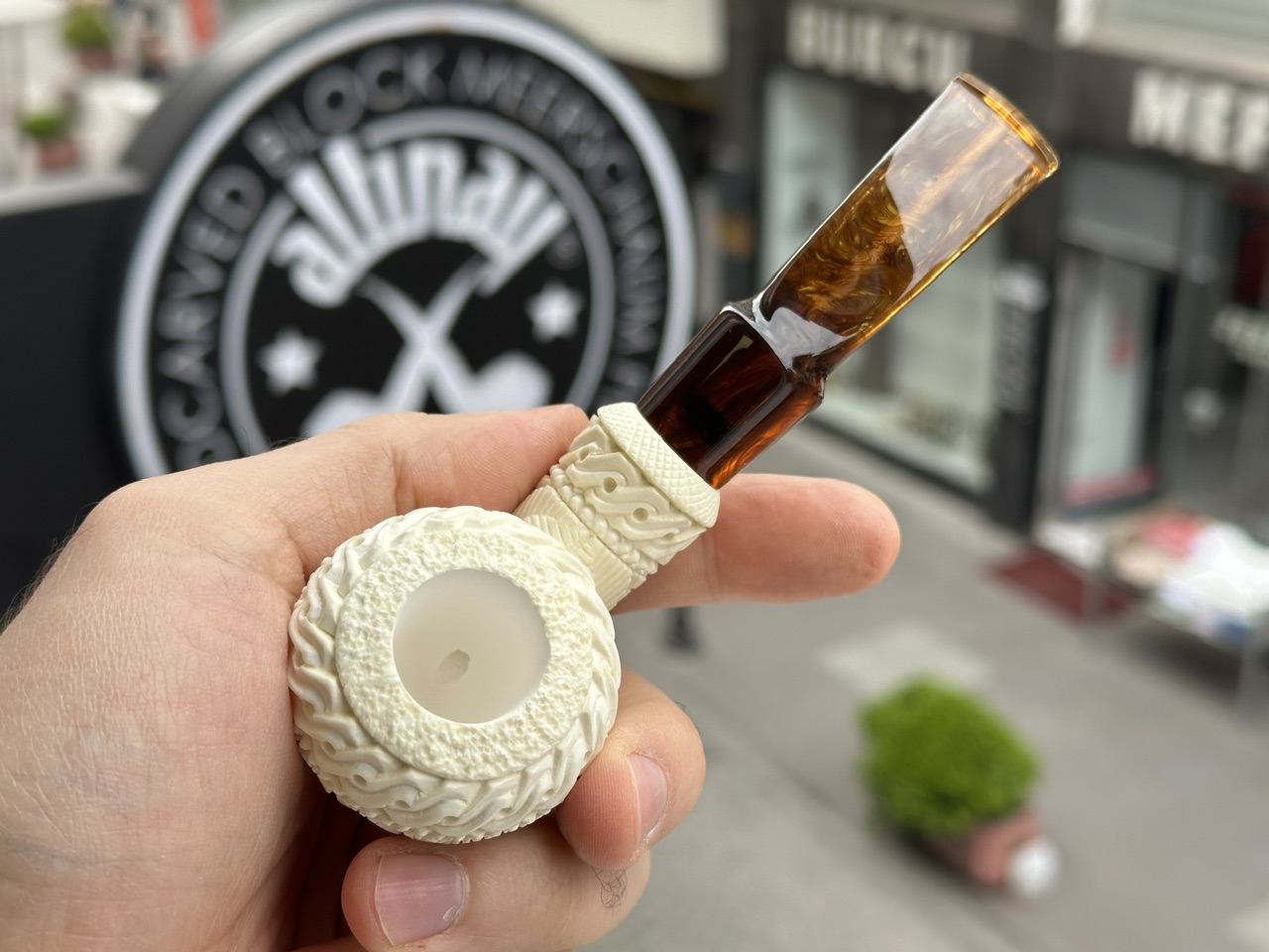 altinay-classic-pear-meerschaumpfeife-tabakpfeife-natur-glatt image 5