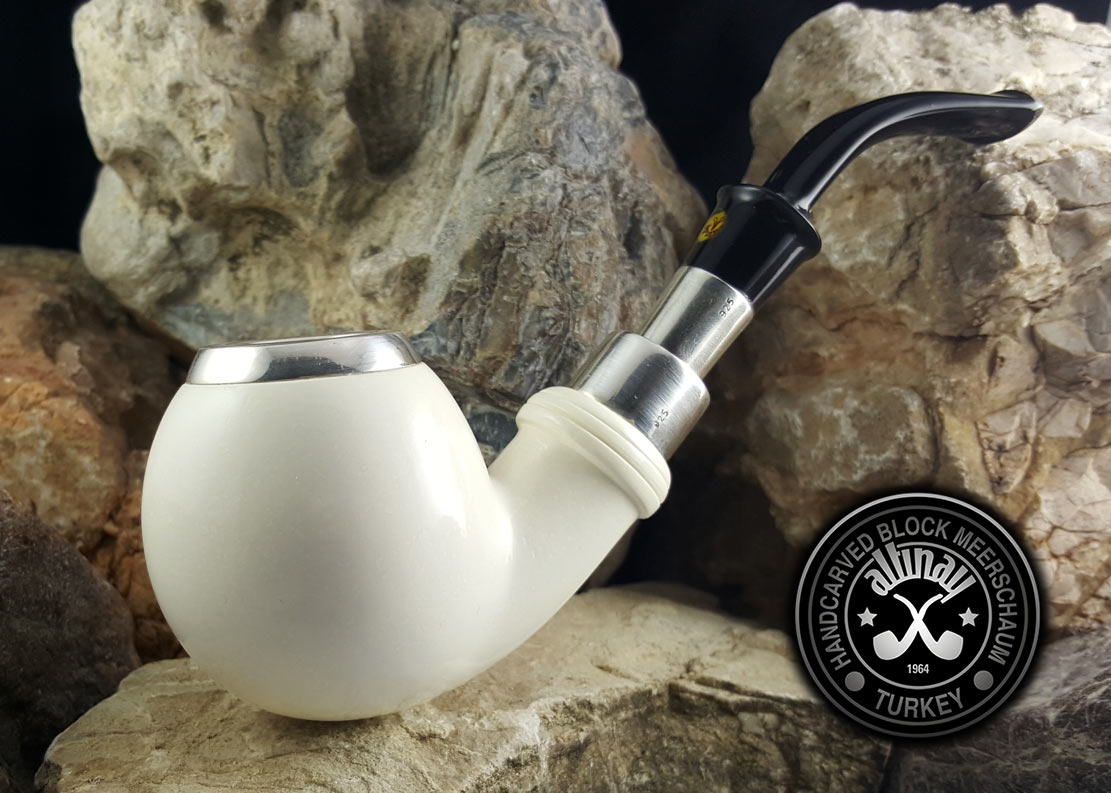 altinay-spigot-danske-meerschaumpfeife-silber-cap image 2