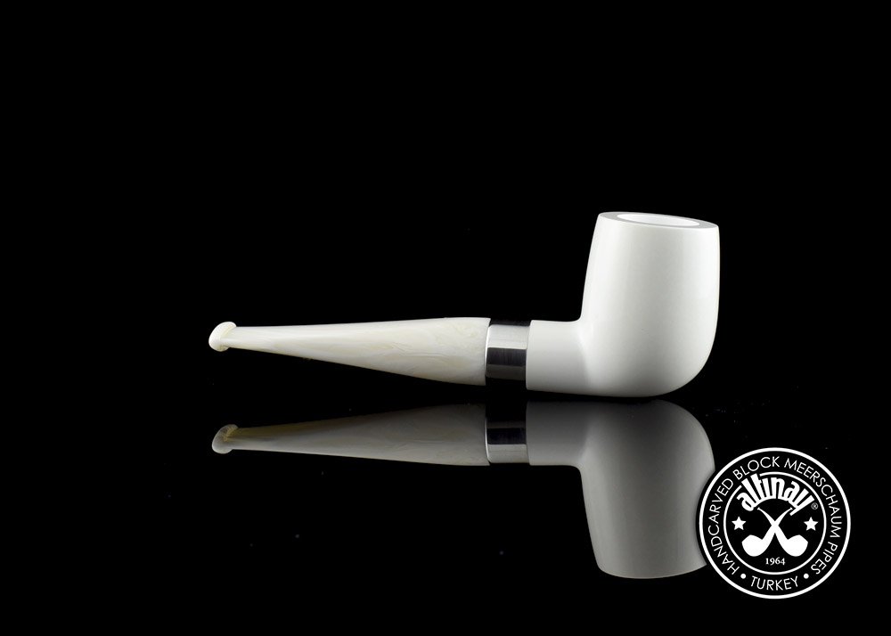 altinay-classic-billiard-meerschaumpfeife-silberring-wei image 4