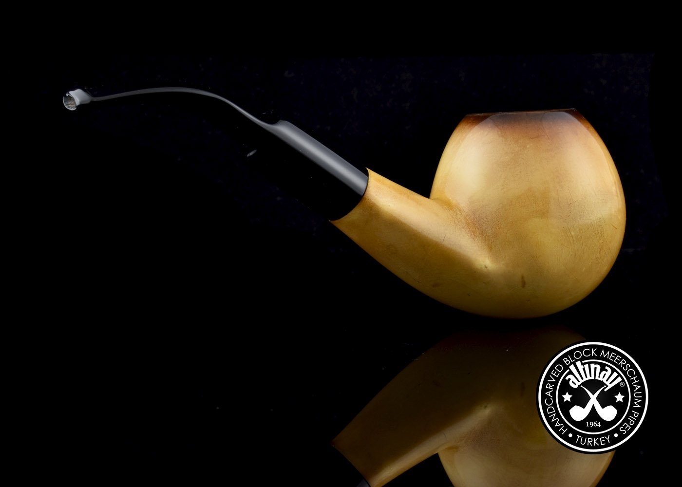 altinay-classic-apple-meerschaumpfeife-glatt-natur image 4