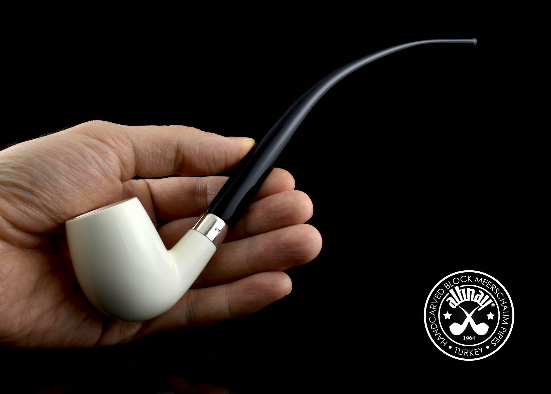 altinay-classic-churchwarden-bent-billiard-pfeife image 6