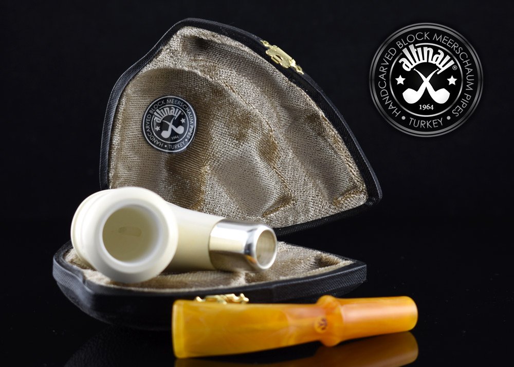 altinay-spigot-army-bent-silver-army-meerschaumpfeife-halbbent image 5