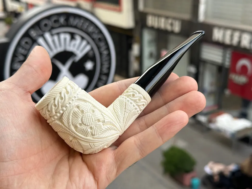 altinay-classic-billiard-pfeife-meerschaum-gerade image 1