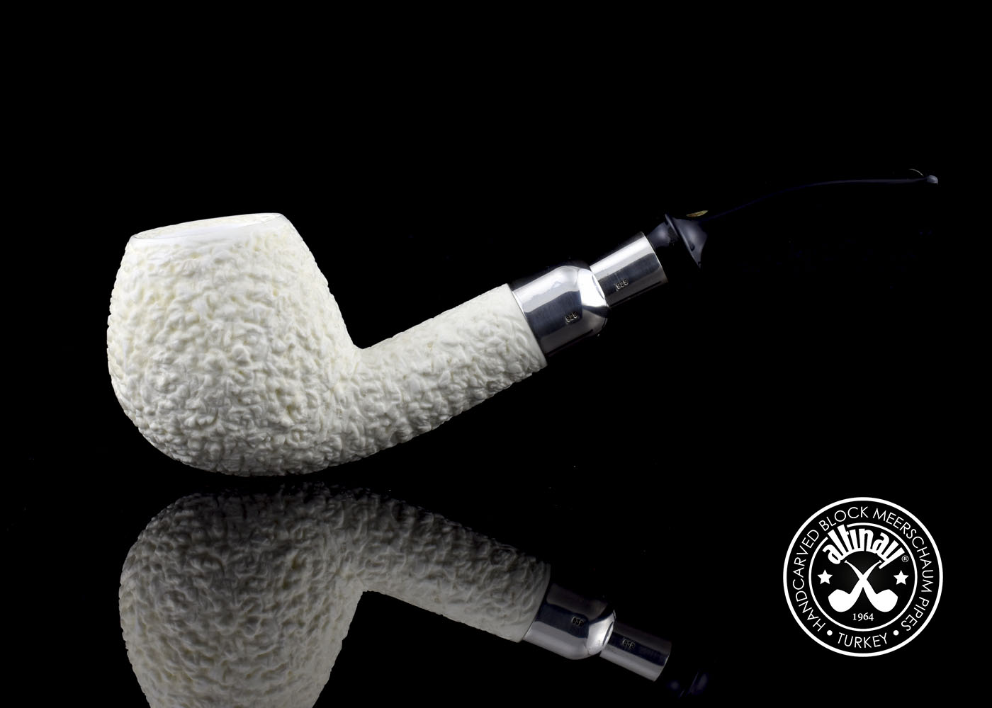 altinay-spigot-apple-meerschaumpfeife-silber-3 image 3