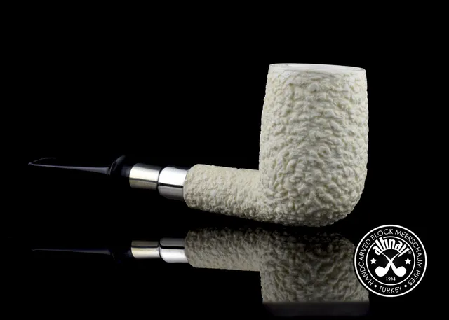 altinay-spigot-billiard-meerschaumpfeife-silber-6 image 1