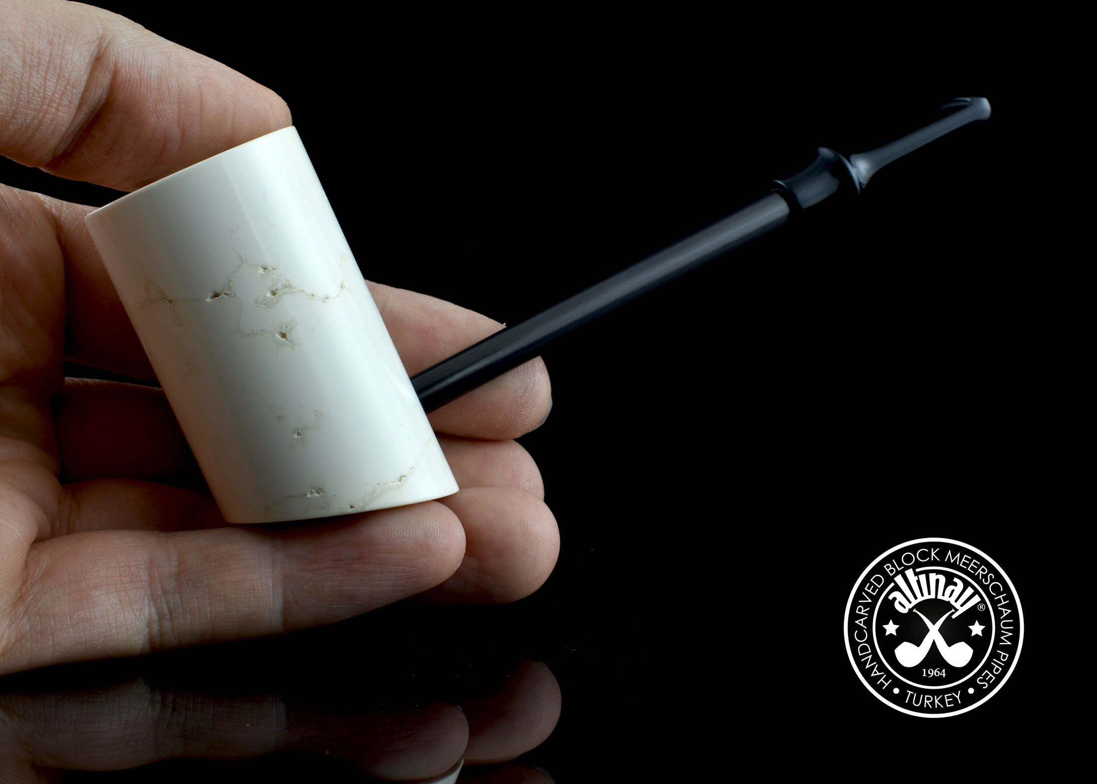 altinay-carbon-fiber-natural-smooth-poker-meerschaumpfeife-4 image 3
