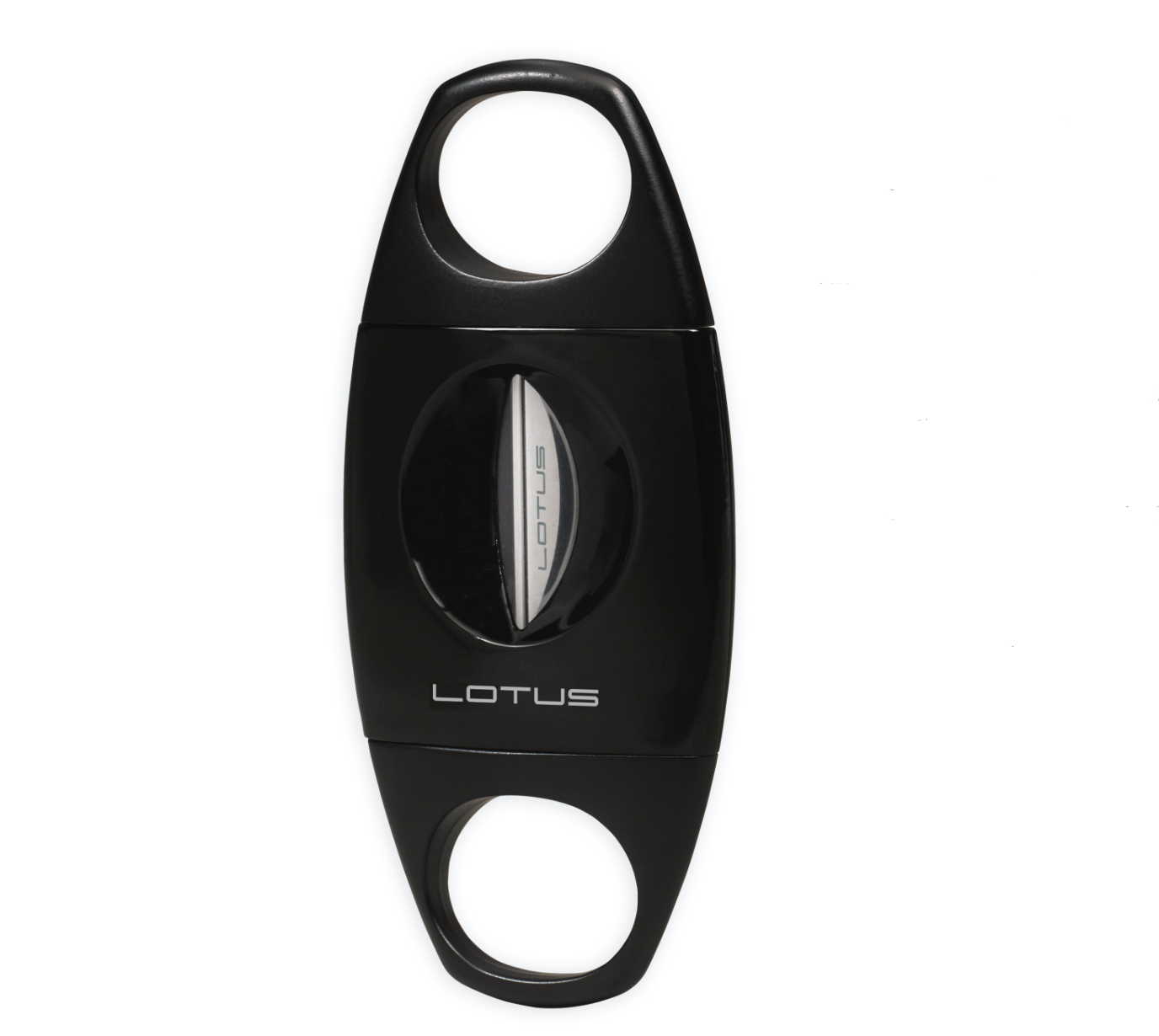 lotus-jaws-v-cut-zigarrenschneider-64er-ring-schwarz image 1