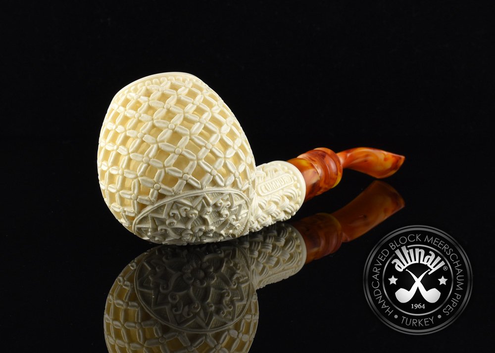 altinay-classic-deep-carved-apple-meerschaumpfeife image 8