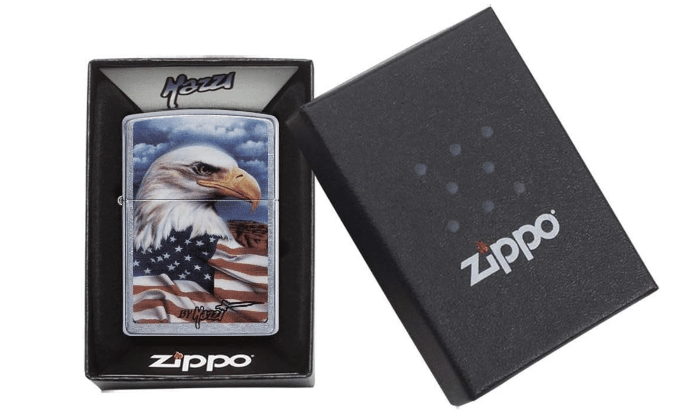 zippo-eagle-benzinfeuerzeug-sturmfeuerzeug-metall image 3