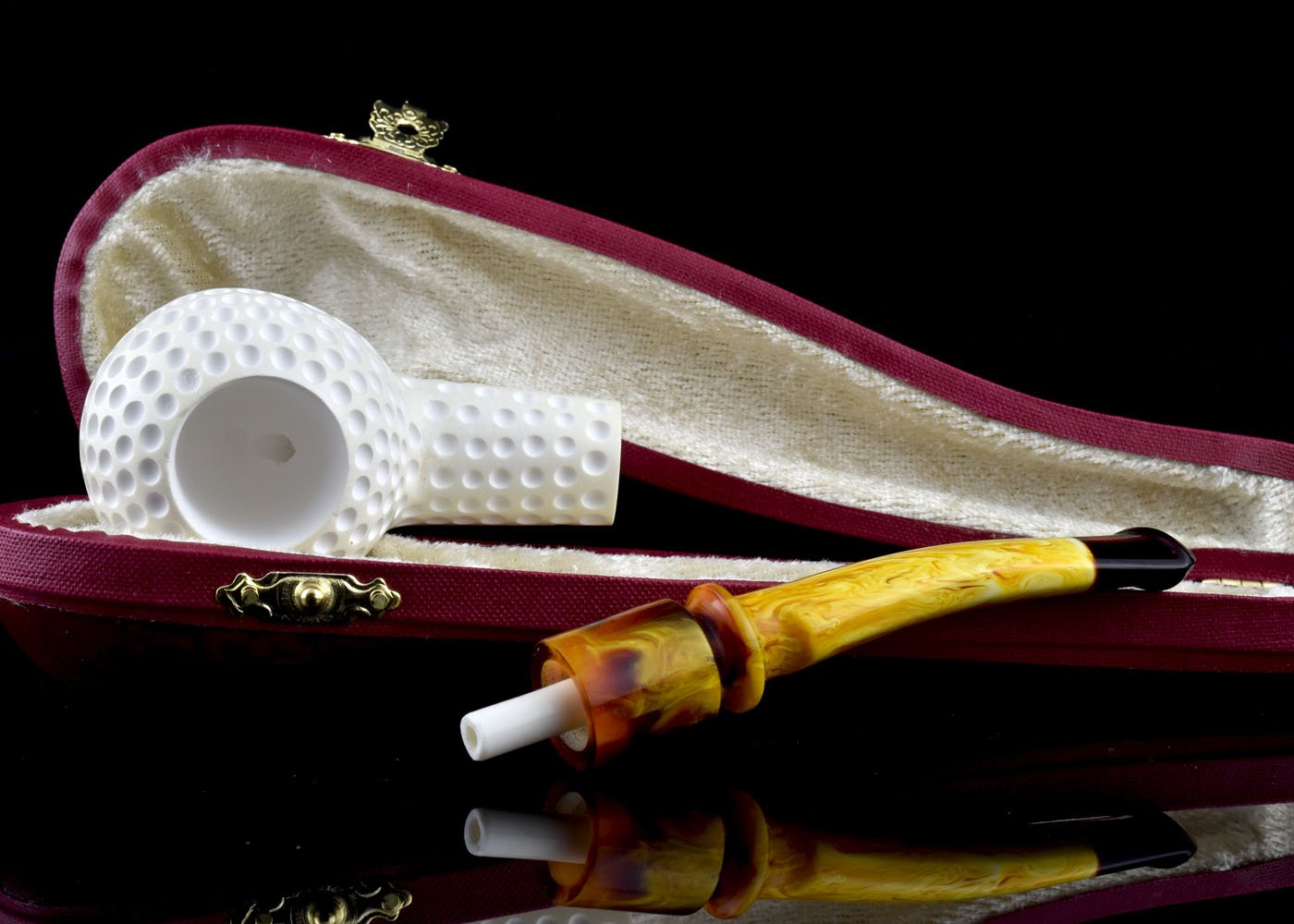 altinay-classic-golf-meerschaumpfeife-golfball-optik image 6