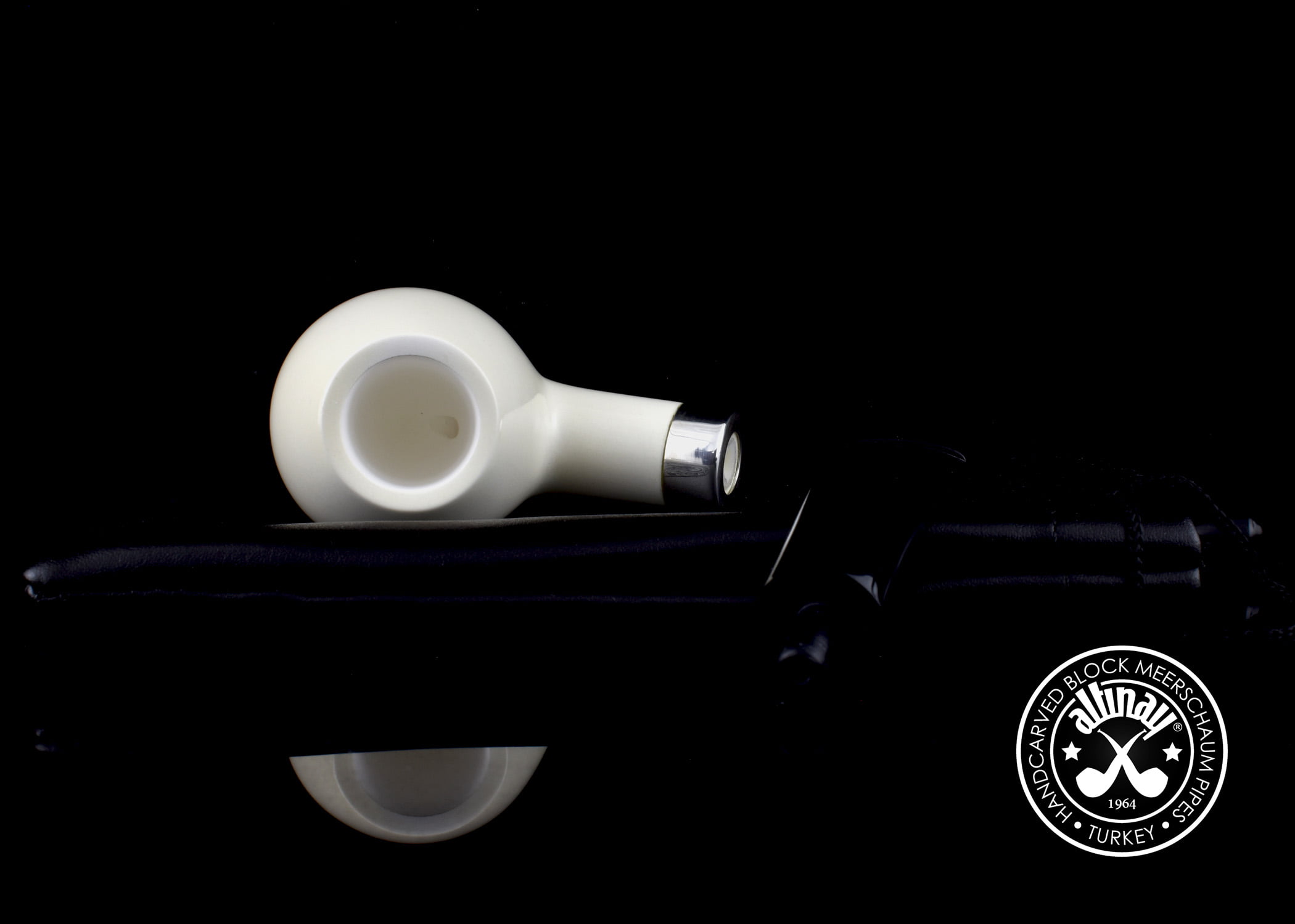altinay-classic-meerschaum-apple-tabakpfeife-glatt-natur image 5
