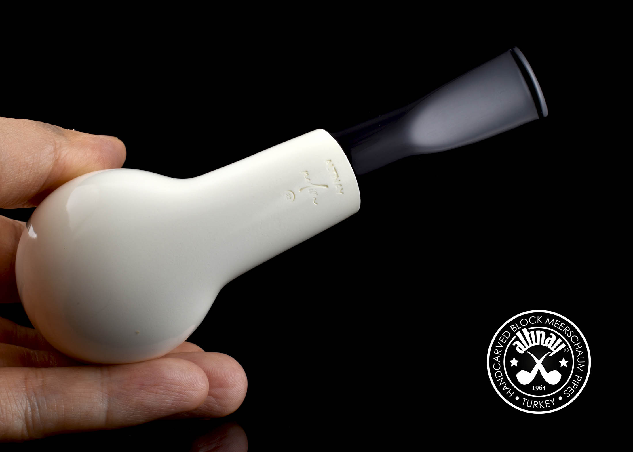 altinay-classic-chubby-billiard-meerschaumpfeife-silber image 6