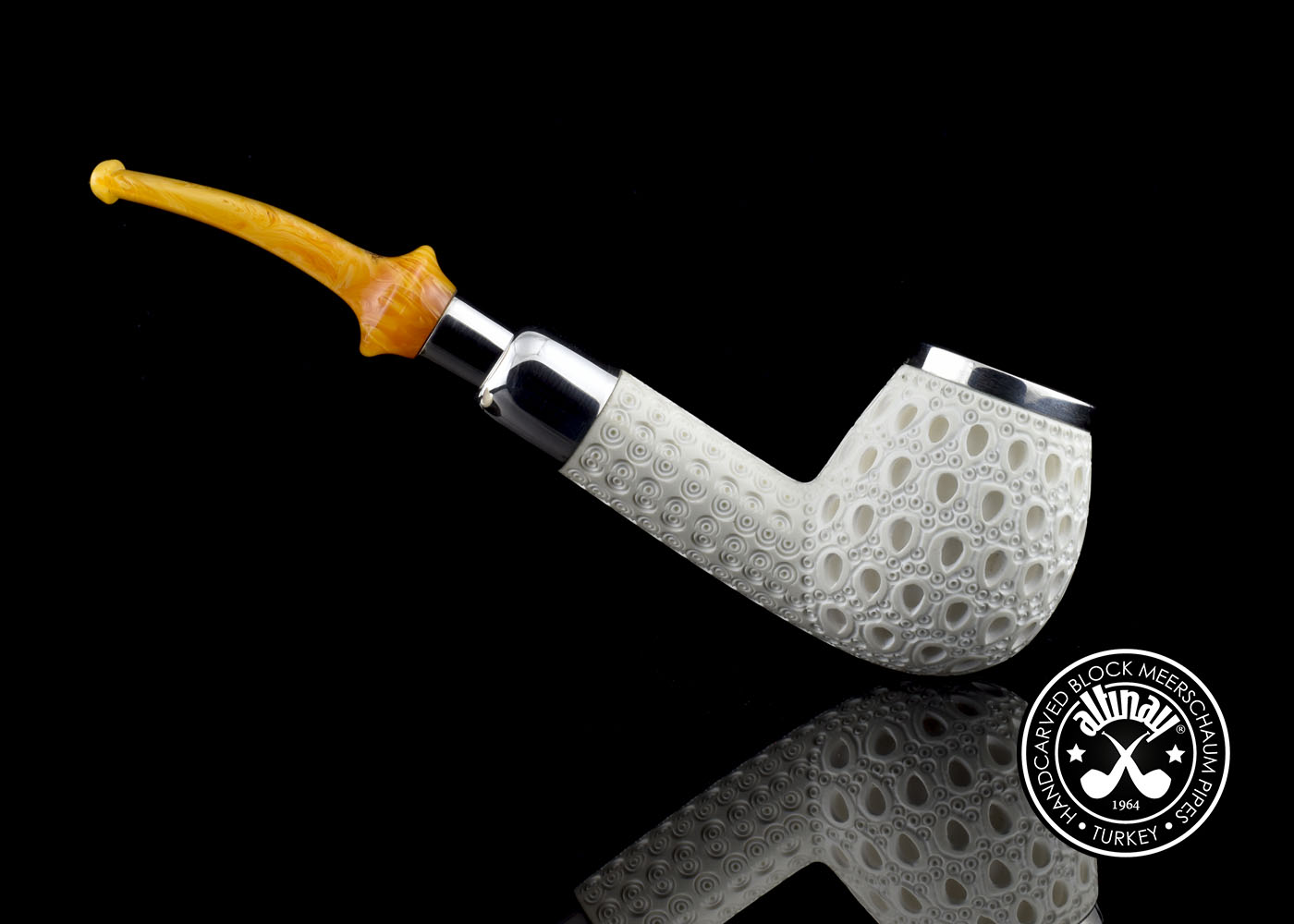 altinay-spigot-top-silver-brandy-meerschaumpfeife-silber-2 image 3