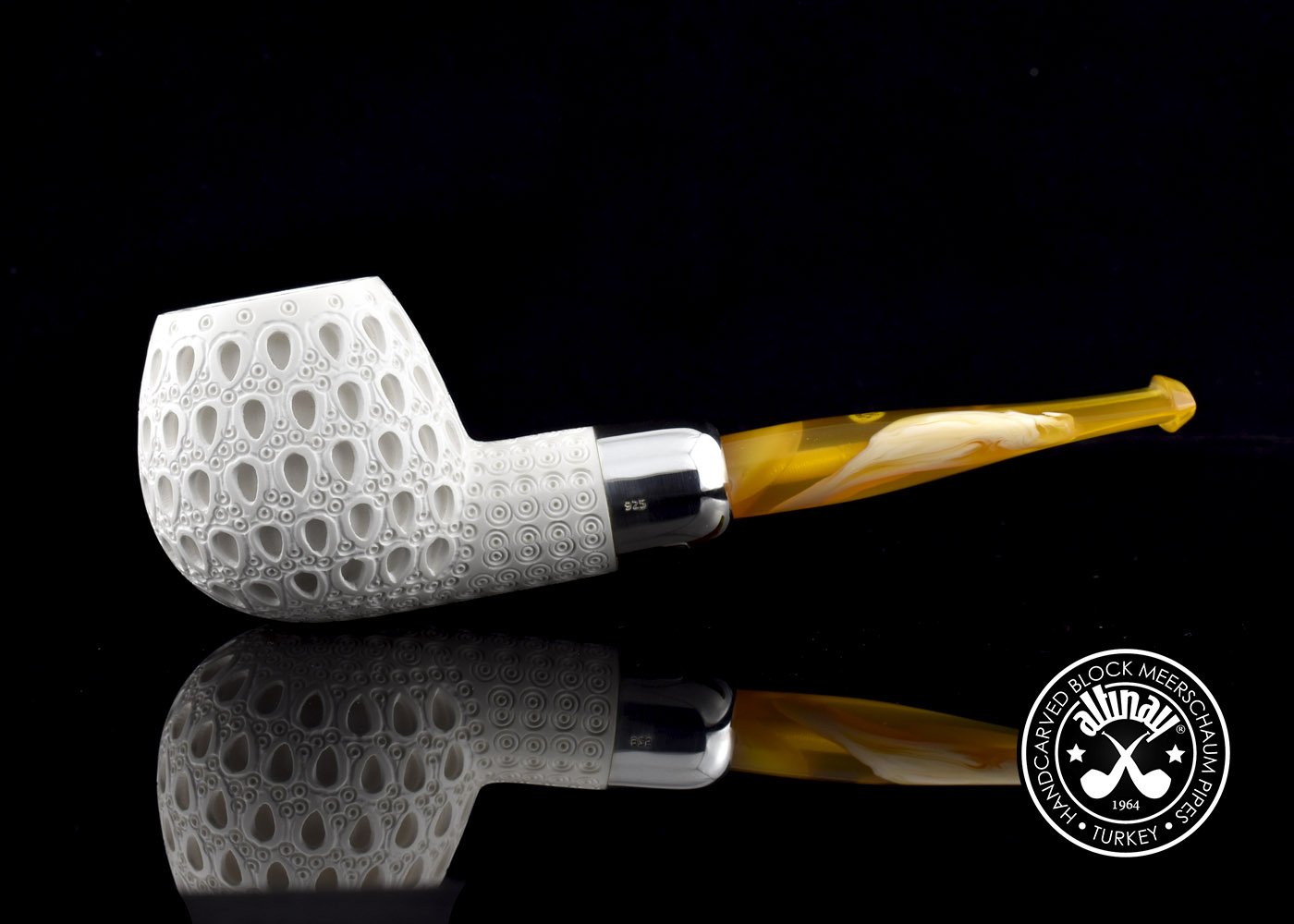 altinay-spigot-apple-32067-meerschaumpfeife-silber-army image 3