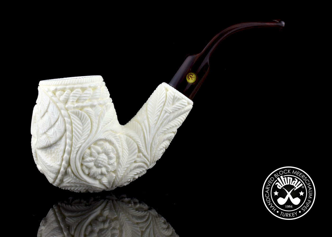 altinay-eagle-s-claw-xl-bent-billiard-meerschaumpfeife-adler image 3