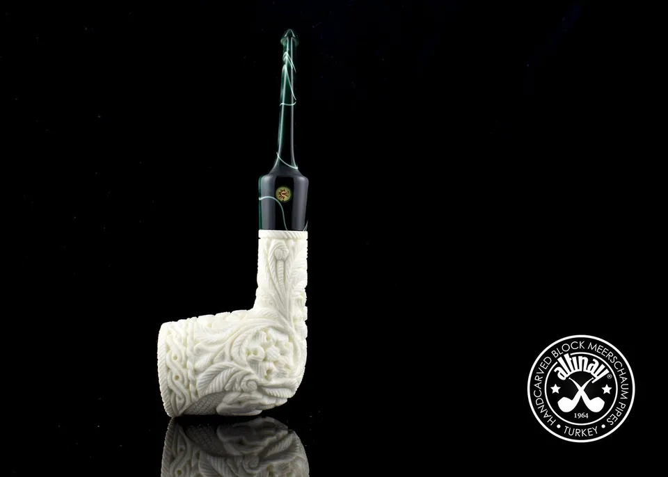 altinay-classic-billiard-meerschaumpfeife-hirschmotiv-natur image 1