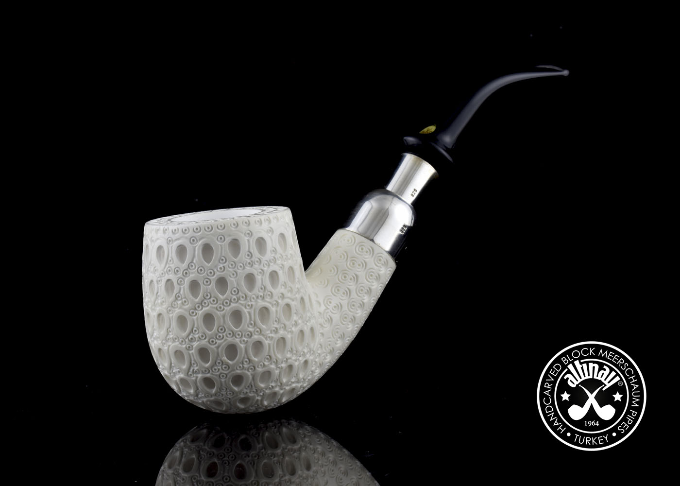 altinay-spigot-billiard-meerschaumpfeife-silber-spigo-2 image 1