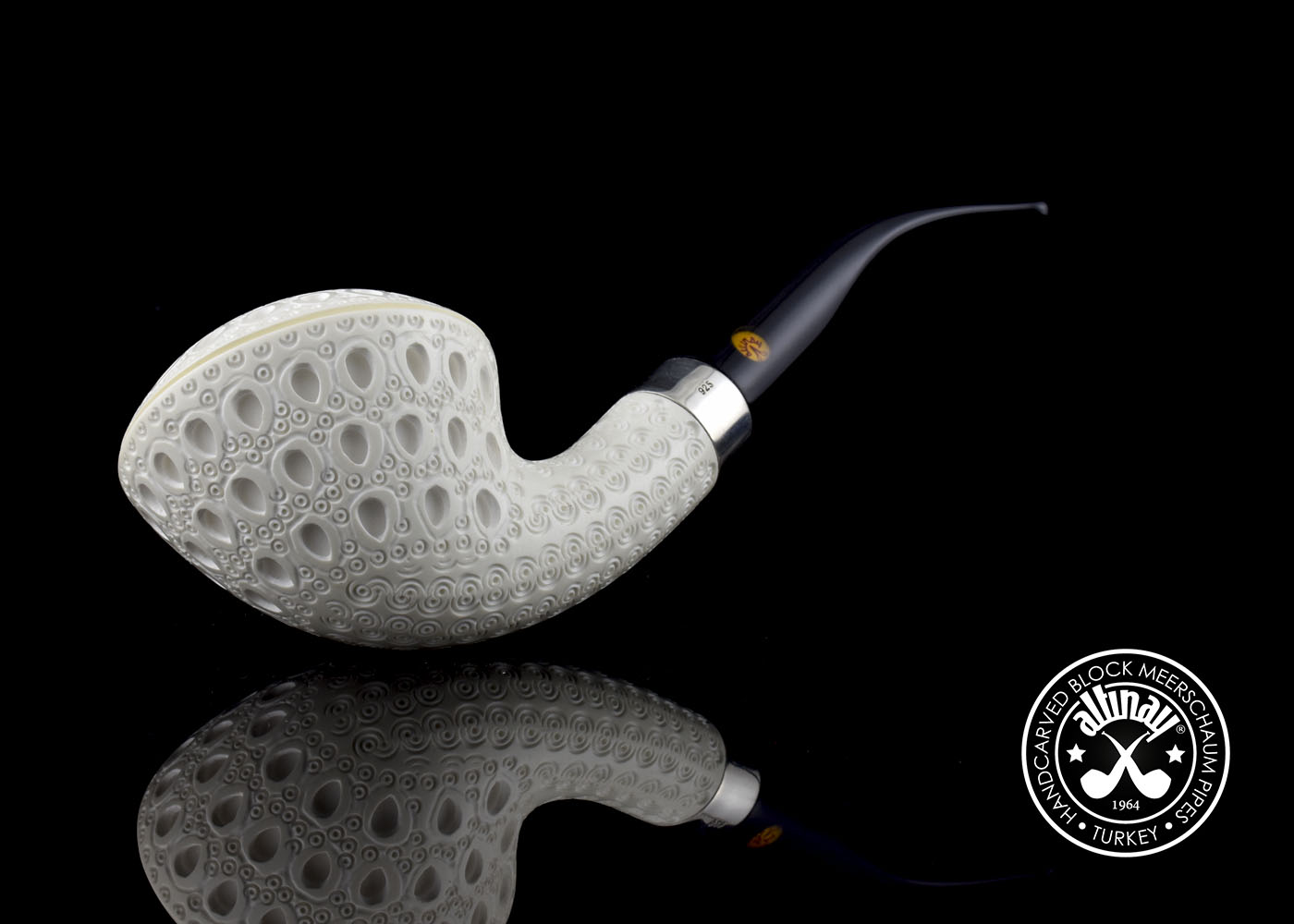 altinay-classic-rhodesian-meerschaumpfeife-silberring image 6