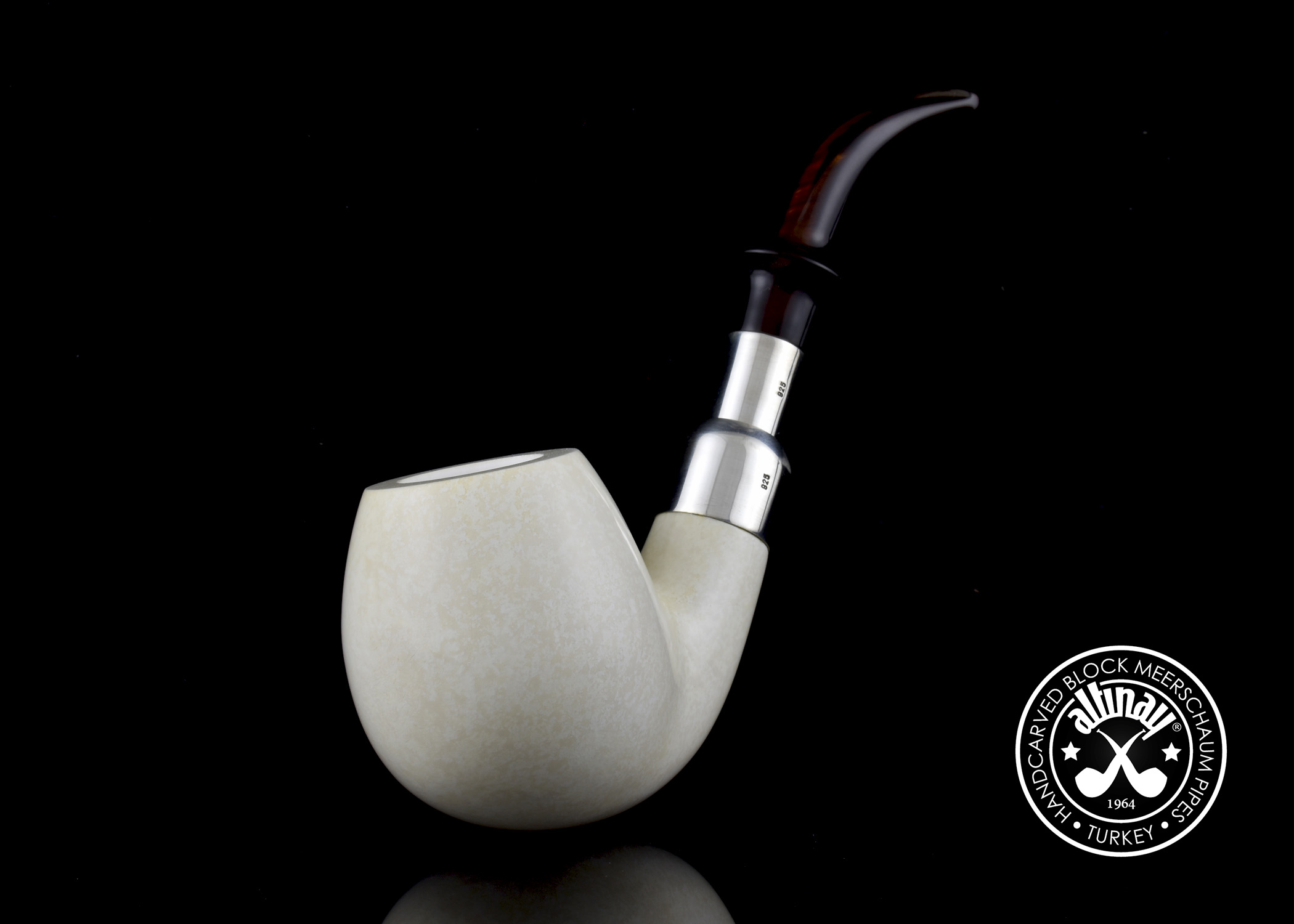 altinay-translucent-brandy-spigot-meerschaumpfeife-silber image 2