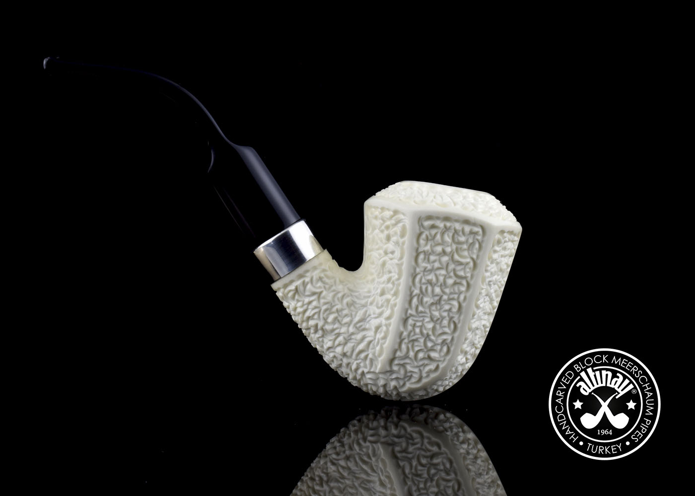altinay-classic-panel-meerschaumpfeife-mit-silberring image 4