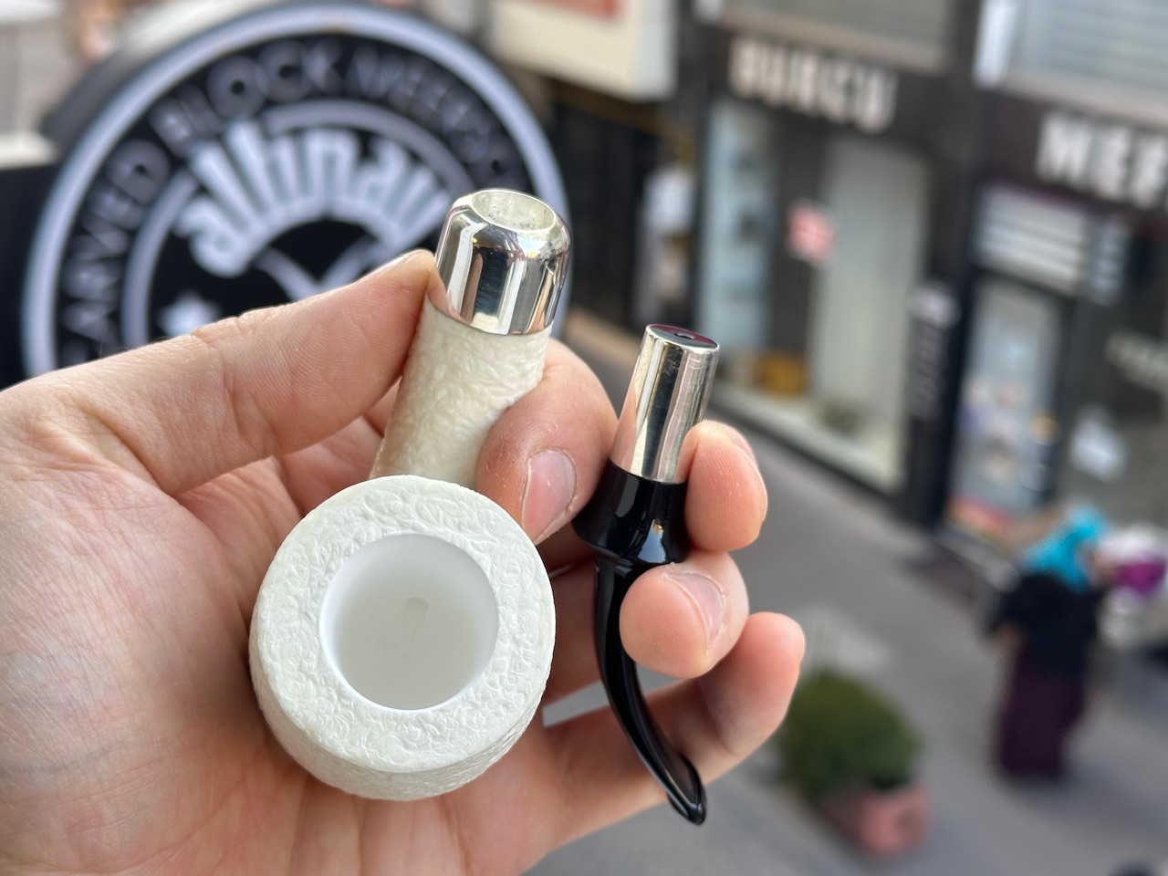 altinay-spigot-army-billiard-silver-spigot-meerschaumpfeife image 8