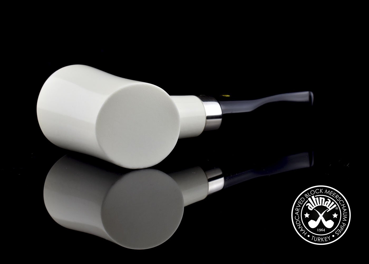 altinay-classic-meerschaumpfeife-poker-silberband image 2