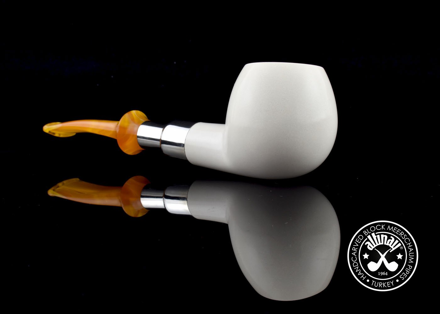 altinay-spigot-army-apple-meerschaumpfeife-silber-2 image 4