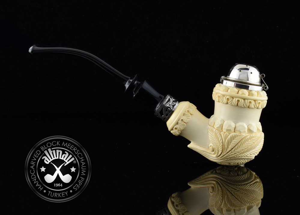 altinay-classic-vienna-meerschaumpfeife-set-silber image 4