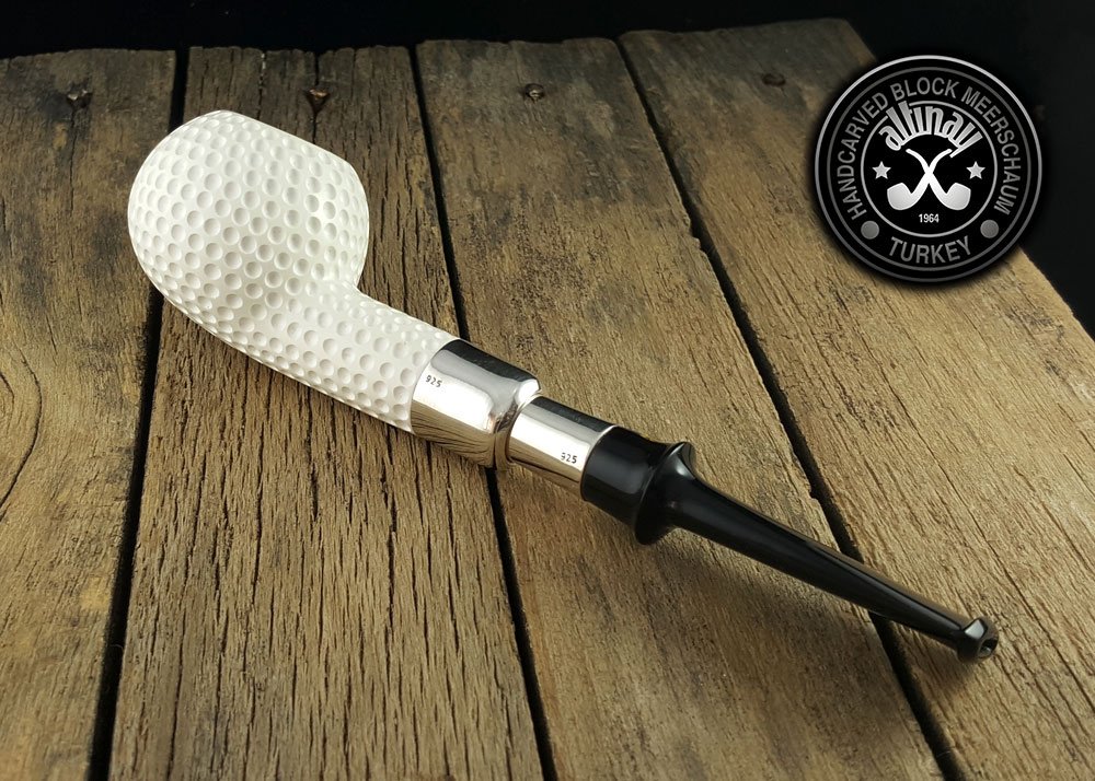 altinay-spigot-golf-silver-spigot-meerschaumpfeife-mit-etui image 4