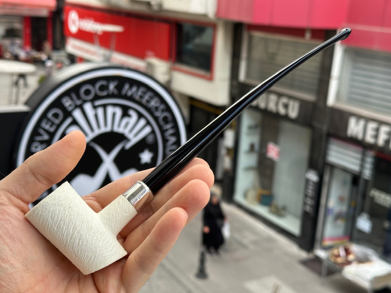 altinay-spigot-poker-meerschaumpfeife-silber-langer-stiel image 8